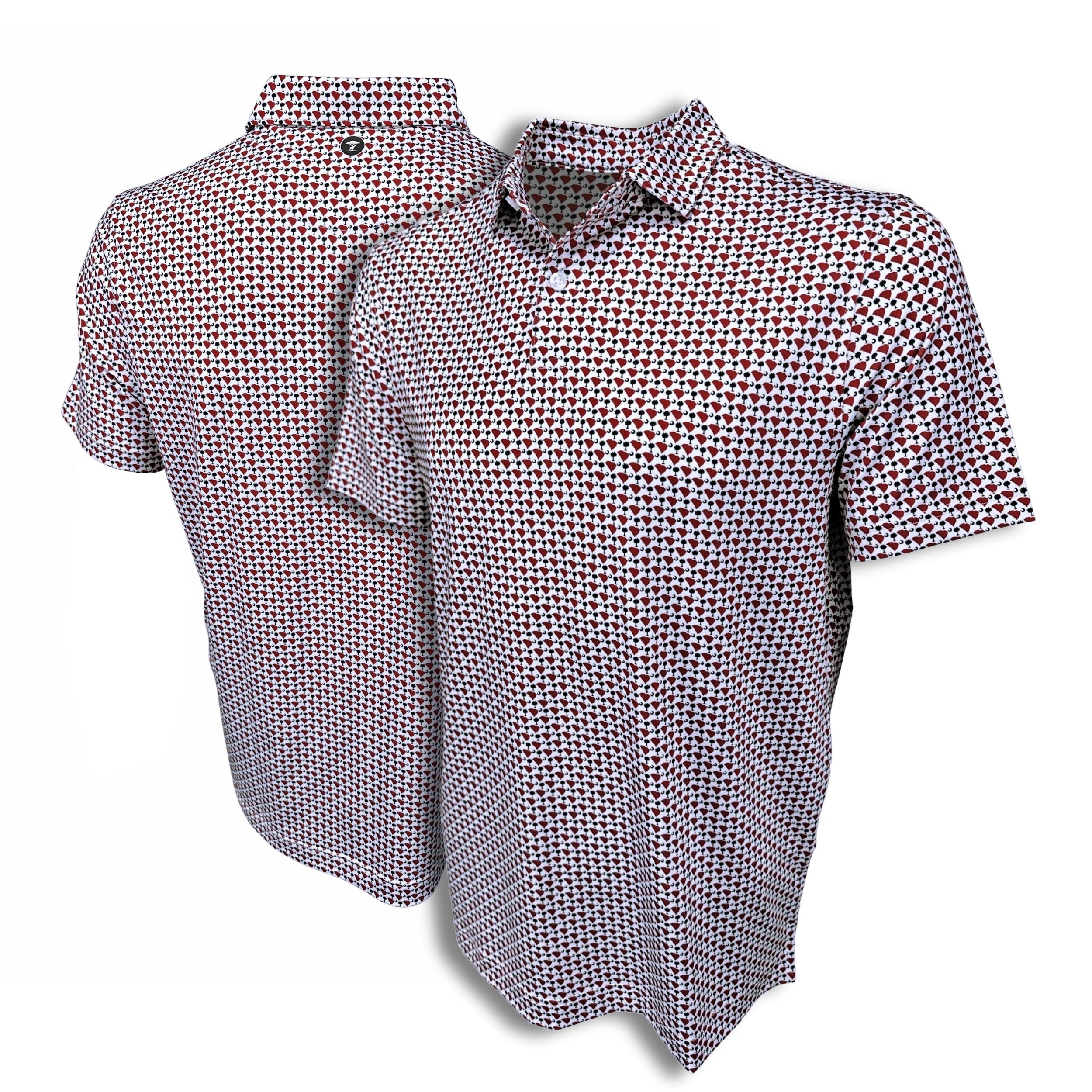 South Carolina Palmetto Garnet Print Polo